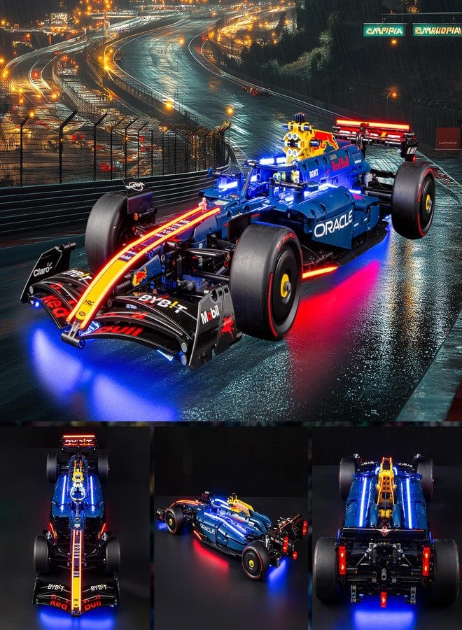 YEABRICKS LED Light for 42206 Technic Oracle Red Bull Racing RB20 F1 Car Building Blocks Model (Building Set NOT Included) - Image 3